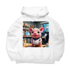 MTHの会社のぷろせすをするみにぶた管理製品開発 Big Hoodie