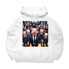 MTHの会社のりーだーしっぷちーむにするみにぶた参加 Big Hoodie