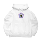 noiSutoaのエレガントな五角形 Big Hoodie