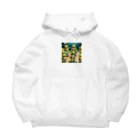 二宮大輔のパーティーカエル Big Hoodie