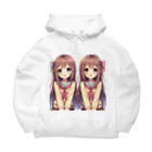 seigi2oo2の愛らしい可愛い双子の姉妹 Big Hoodie