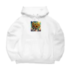 Flower Delightのひまわりの花束 Big Hoodie