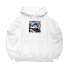 AI妖怪大図鑑の天体観測妖怪　バンポン Big Hoodie