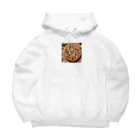 AI妖怪大図鑑のピザ妖怪　ラザピー Big Hoodie