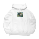 koumeiの白馬に乗ったネコ王子様2 Big Hoodie