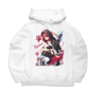 こてつのペイントこてつ Big Hoodie