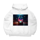 HokutoKenのグラスの中の世界 Big Hoodie