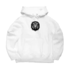 yielanggo007のライオン白黒 Big Hoodie