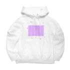 noiSutoaの神秘的なパープルカラー円周率１０００桁 Big Hoodie