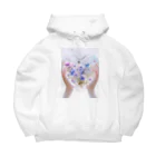 AQUAMETAVERSEのクリスタルの中に押し花がある　なでしこ1478 Big Hoodie