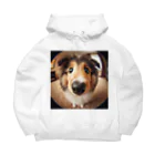 mermaidのcollie Big Hoodie