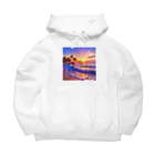 11mi_mi11の🌴ビーチサンセット☀ Big Hoodie