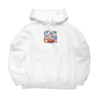 HERAX(へラックス）2号店の南極でアザラシと夢の中へ Big Hoodie