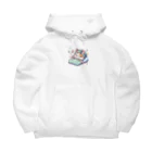 りのショップのゆるかわネコグッズ Big Hoodie