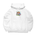 りのショップの癒されるゆるカワ犬グッズ Big Hoodie