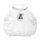 catnip factoryの不満顔の猫 Big Hoodie