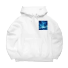 HOSINOKOの夜の星空雲の上 Big Hoodie