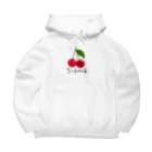 ひろ姐🍒商店のさくらんぼ（ひらがな） Big Hoodie