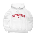 せたが屋さんの世田谷グッズ　レッドロゴ（setagaya item） Big Hoodie