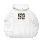 yokooooooのマラソンは世界平和なのだ Big Hoodie