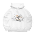 ganeshaのかわいい犬のバックグラウン Big Hoodie