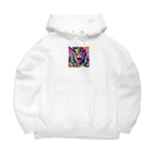 funny-itemsの一攫千金猫 Big Hoodie