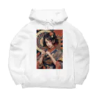 Omaniの浮世絵風美女 Big Hoodie