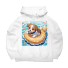 柴犬しばわんこhana873の海水浴してるワンコちゃん Big Hoodie