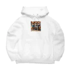 kilkoameaのかわいさ満点おさんぽチワワ兄弟 Big Hoodie