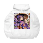 かるるんショップの夏と浴衣と麦わらと Big Hoodie