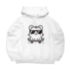 BOSATUのスケボーハムスター Big Hoodie