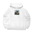 NOAのサーフィン美女 Big Hoodie