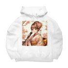 かるるんショップの桜と新人歌手と　 Big Hoodie