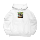 hitayakiのアイスクリームを楽しむ家族 Big Hoodie