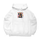 Sakura🌸のアイスクリームを楽しむクマ Big Hoodie