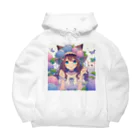 yos-1292583のねこニコばん Big Hoodie