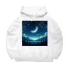 Rパンダ屋の「星空」グッズ Big Hoodie