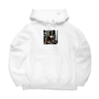 Take-chamaの現代的な仏像が、華やかな雰囲気でお部屋を彩ります。 Big Hoodie