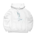 Pafe_Maisonの喫茶店のパフェ（水色の） Big Hoodie