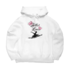 Saori_k_cutpaper_artのBallet Lovers Ballerina Big Hoodie