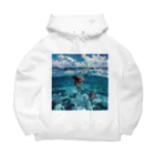 AQUAMETAVERSEのモルジブの大海原で人魚が泳いでいますsanae2074 Big Hoodie