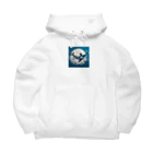 ココナッツアイランド©️のジンベイザメ Big Hoodie