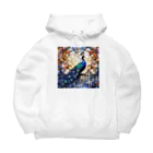 タカヤマ・サイトの絢爛豪華・孔雀 Big Hoodie