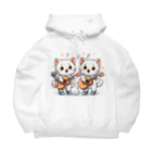 チェリモヤのねこコーラス 12 Big Hoodie