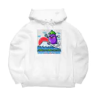 レトロの世界を旅するナスビー Big Hoodie