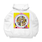 テル！のお店の覗き見ニャンコ（みんな友達） Big Hoodie