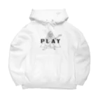 マチダタケルのSUZURIのお店のPLAY GIRL Big Hoodie