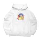 みどりいろ通信のあっかんべー Big Hoodie