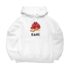 wakai_manamiのみかんの白いとこをとるカニ〈ホワイト〉 Big Hoodie