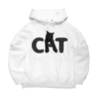 ちょこれーときゃっとの黒猫カカオたん「CAT」 Big Hoodie